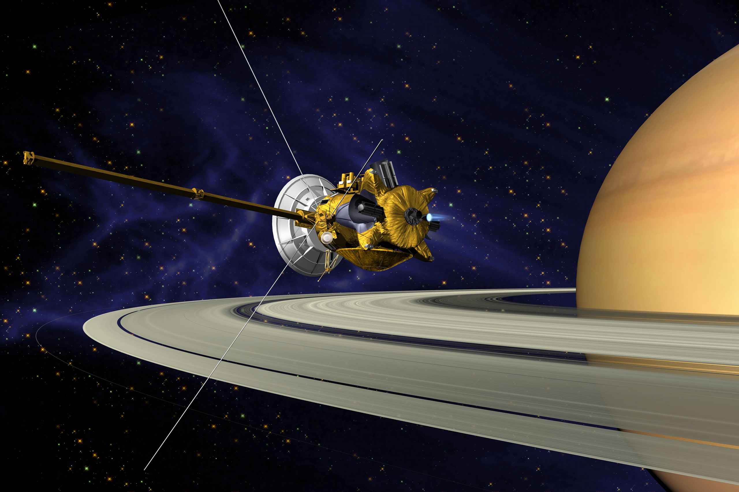 La NASA difunde últimas fotos de Cassini sobre Saturno La NASA difunde últimas fotos de Cassini sobre Saturno